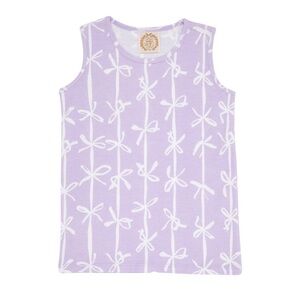 NWT Beaufort Bonnet Tay Tay Tank in Braselton Bows (Lavender) 3T